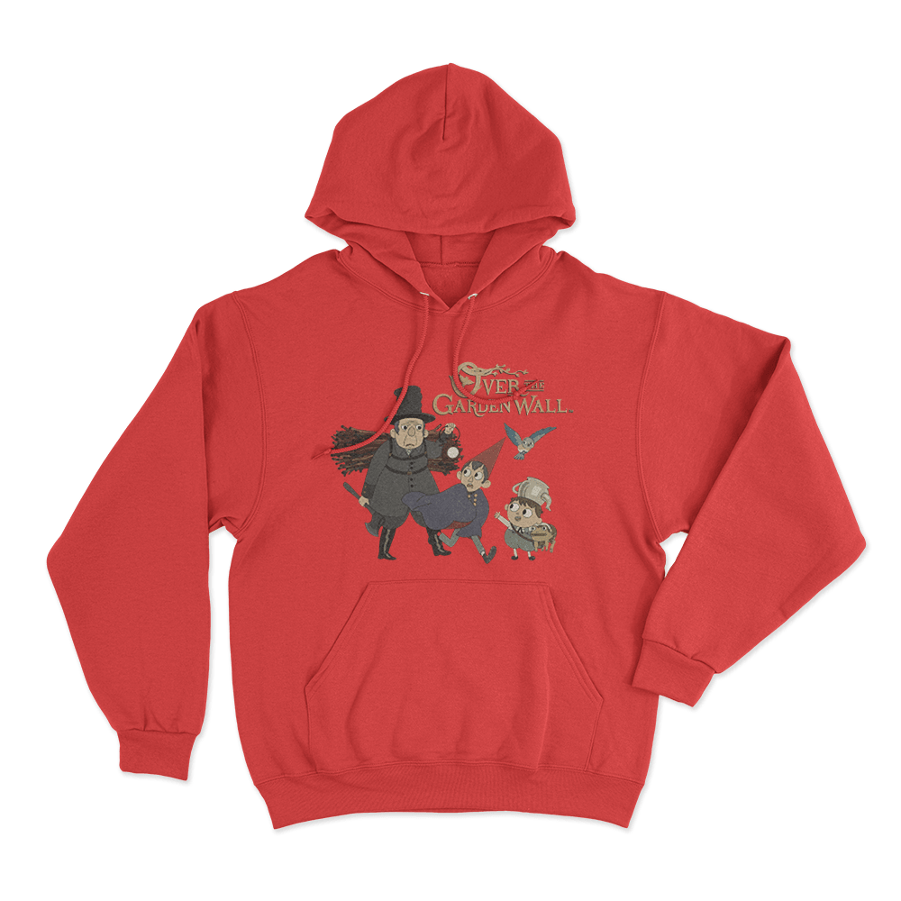 Over The Garden Wall Adventure Unisex Hoodie Red Over The Garden Wall Adventure Unisex Hoodie Red