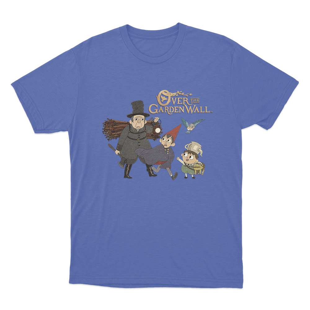 Over The Garden Wall Adventure Unisex T Shirt Blue Over The Garden Wall Adventure Unisex T Shirt Blue