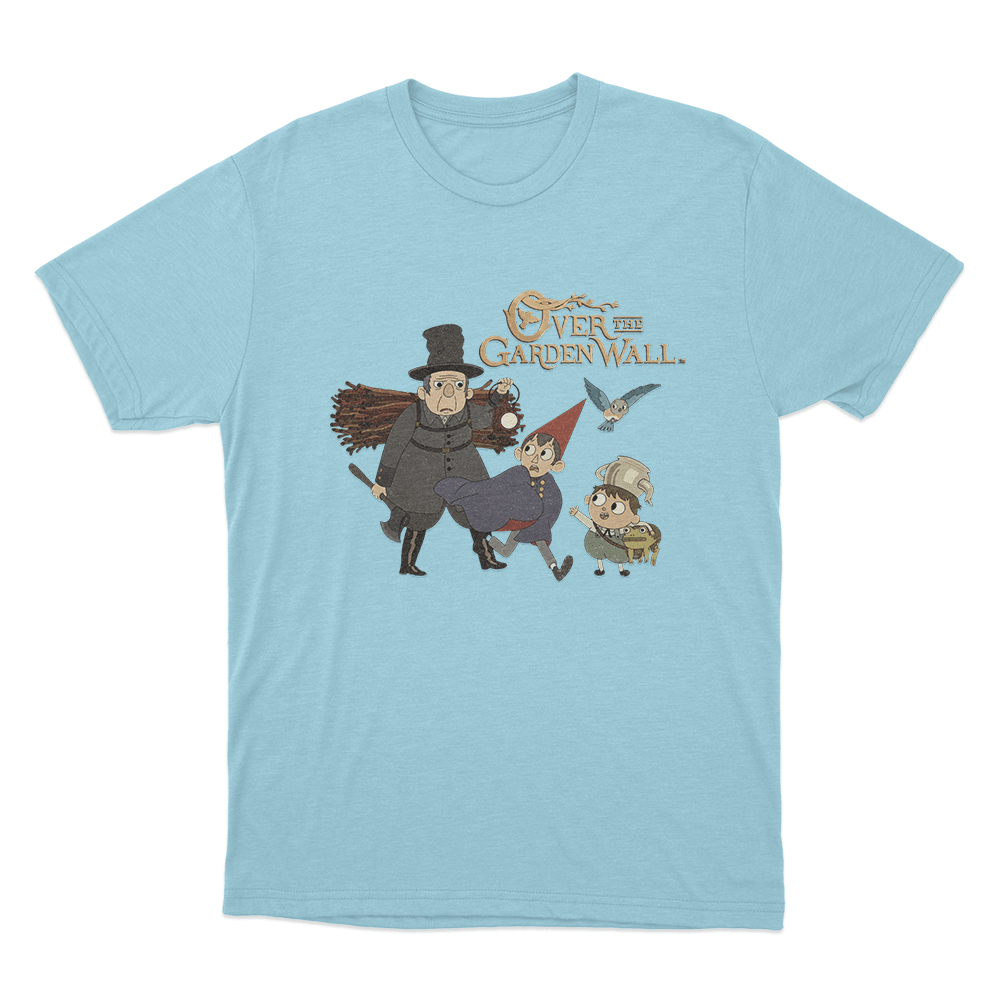 Over The Garden Wall Adventure Unisex T Shirt Sky Blue Over The Garden Wall Adventure Unisex T Shirt Sky Blue