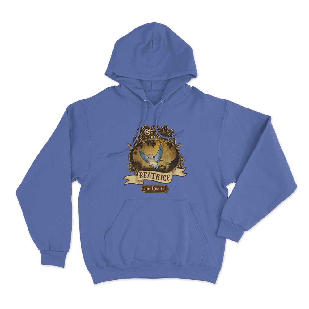 Over The Garden Wall Beatrice Poster Unisex Hoodie Blue Over The Garden Wall Beatrice Poster Unisex Hoodie Blue