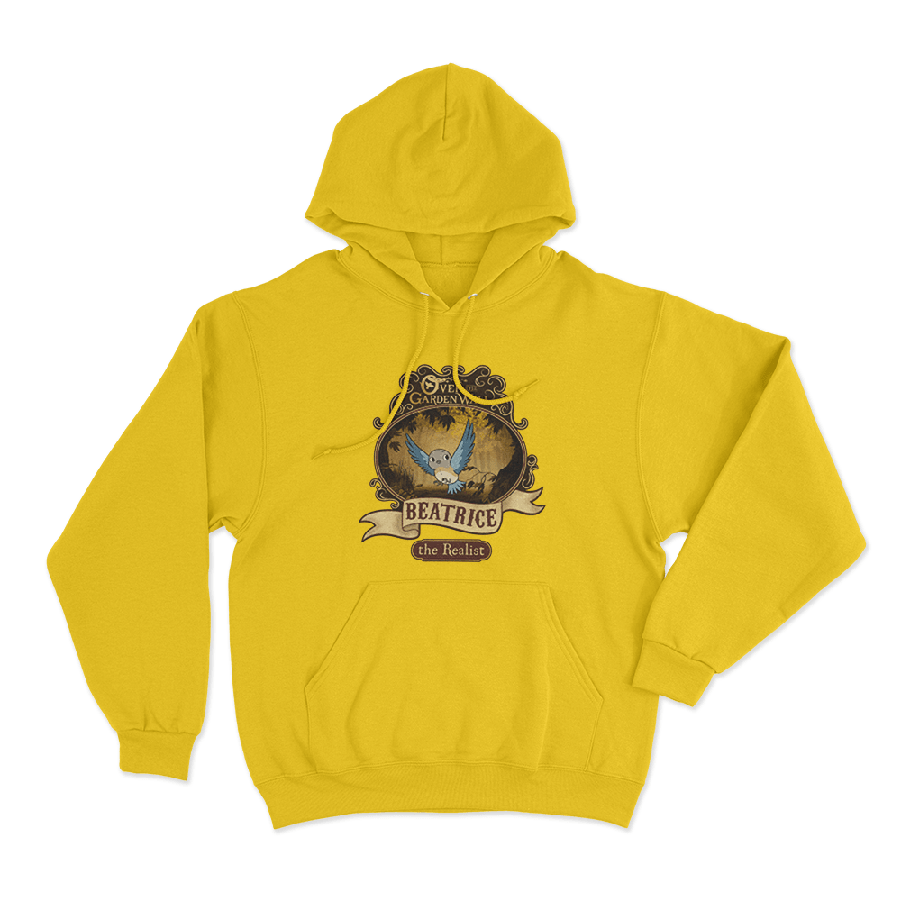 Over The Garden Wall Beatrice Poster Unisex Hoodie Yellow Over The Garden Wall Beatrice Poster Unisex Hoodie Yellow