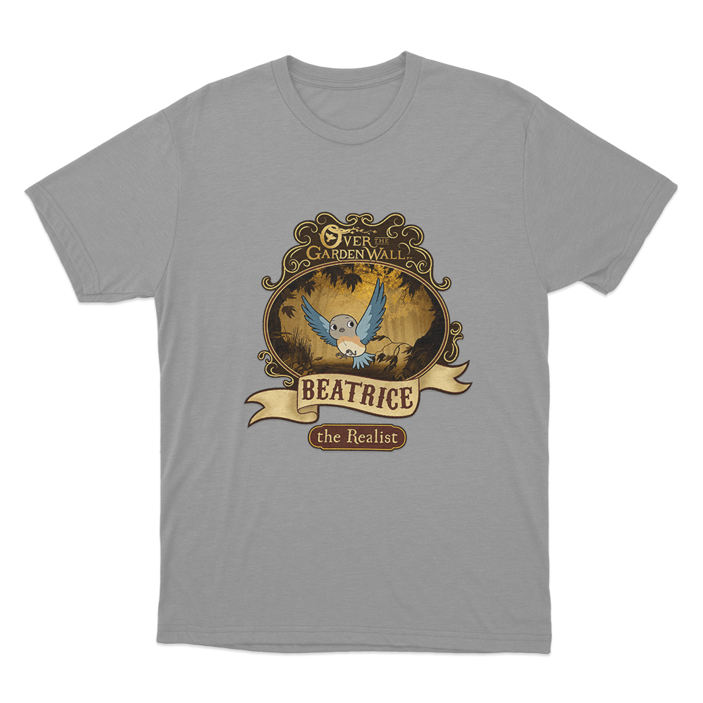 Over The Garden Wall Beatrice Poster Unisex T Shirt Grey Over The Garden Wall Beatrice Poster Unisex T Shirt Grey