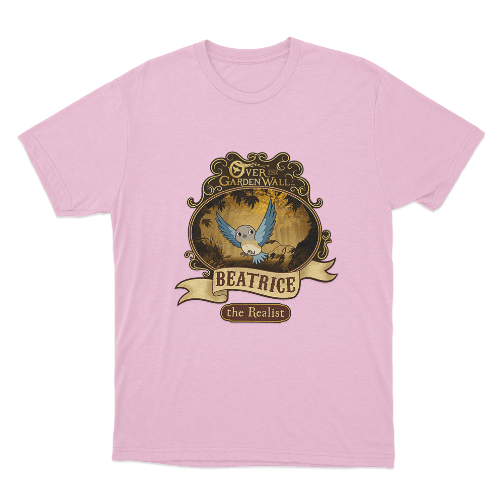 Over The Garden Wall Beatrice Poster Unisex T Shirt Pink Over The Garden Wall Beatrice Poster Unisex T Shirt Pink