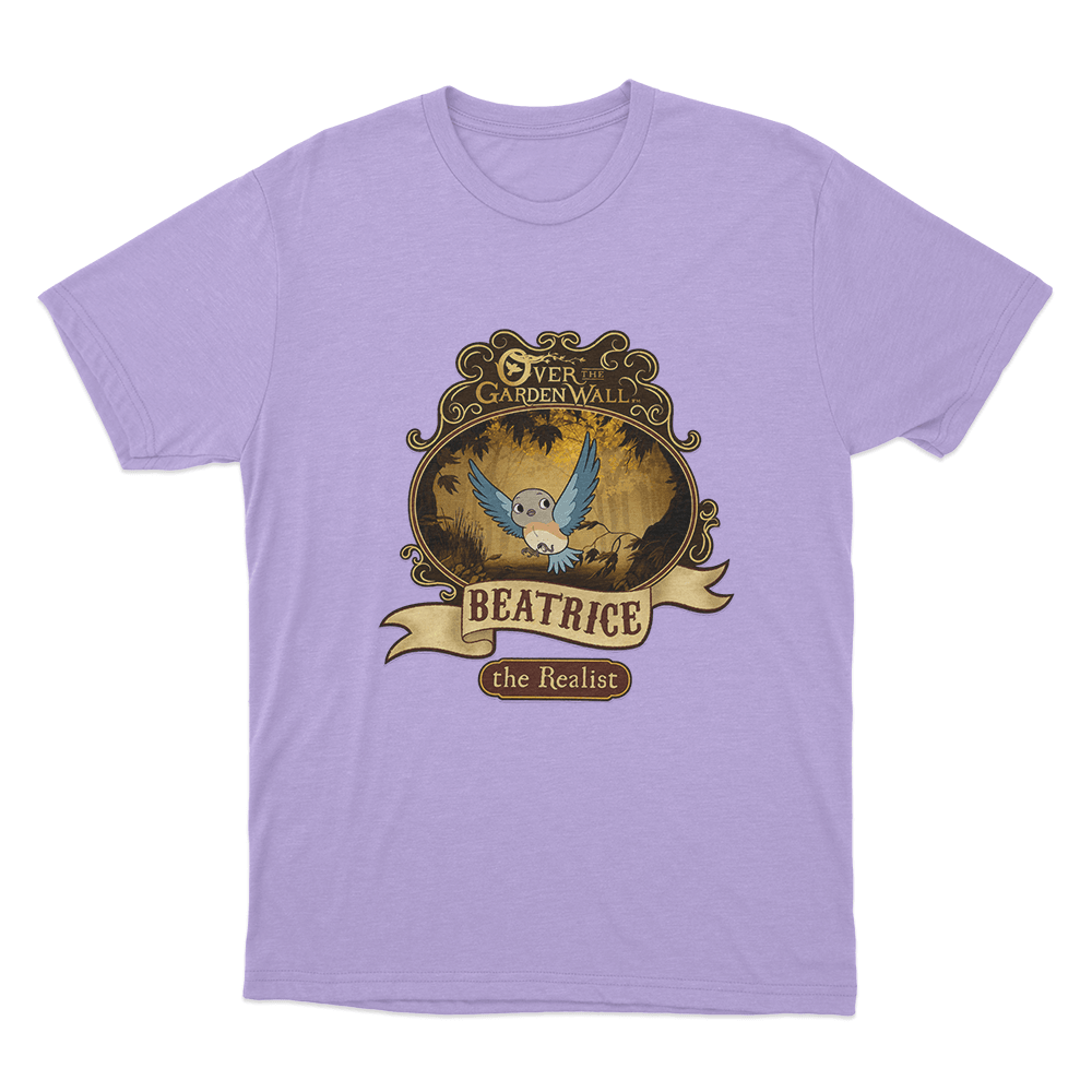 Over The Garden Wall Beatrice Poster Unisex T Shirt Purple Over The Garden Wall Beatrice Poster Unisex T Shirt Purple
