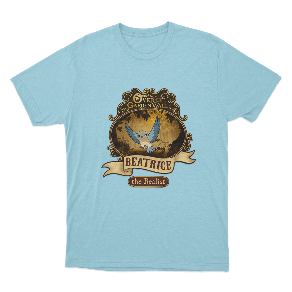 Over The Garden Wall Beatrice Poster Unisex T Shirt Sky Blue Over The Garden Wall Beatrice Poster Unisex T Shirt Sky Blue