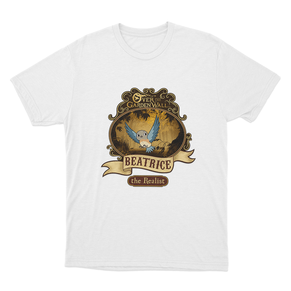 Over The Garden Wall Beatrice Poster Unisex T Shirt White Over The Garden Wall Beatrice Poster Unisex T Shirt White
