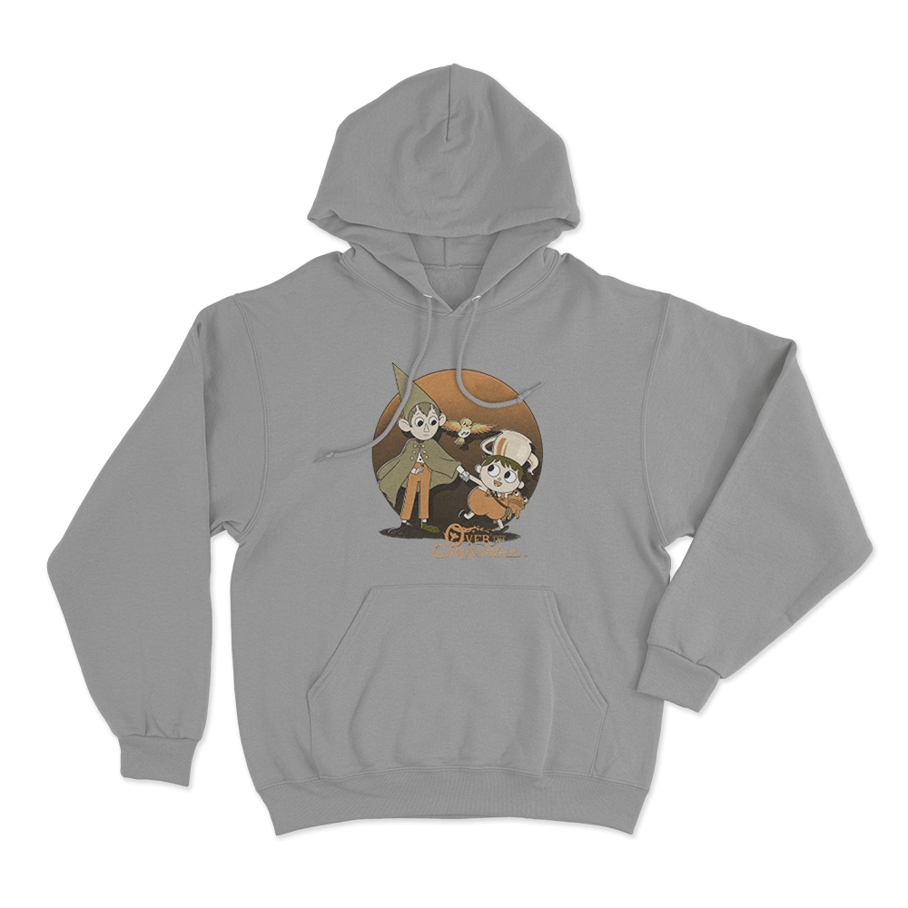 Over The Garden Wall Wirt And Greg Unisex Hoodie Grey Over The Garden Wall Wirt And Greg Unisex Hoodie Grey