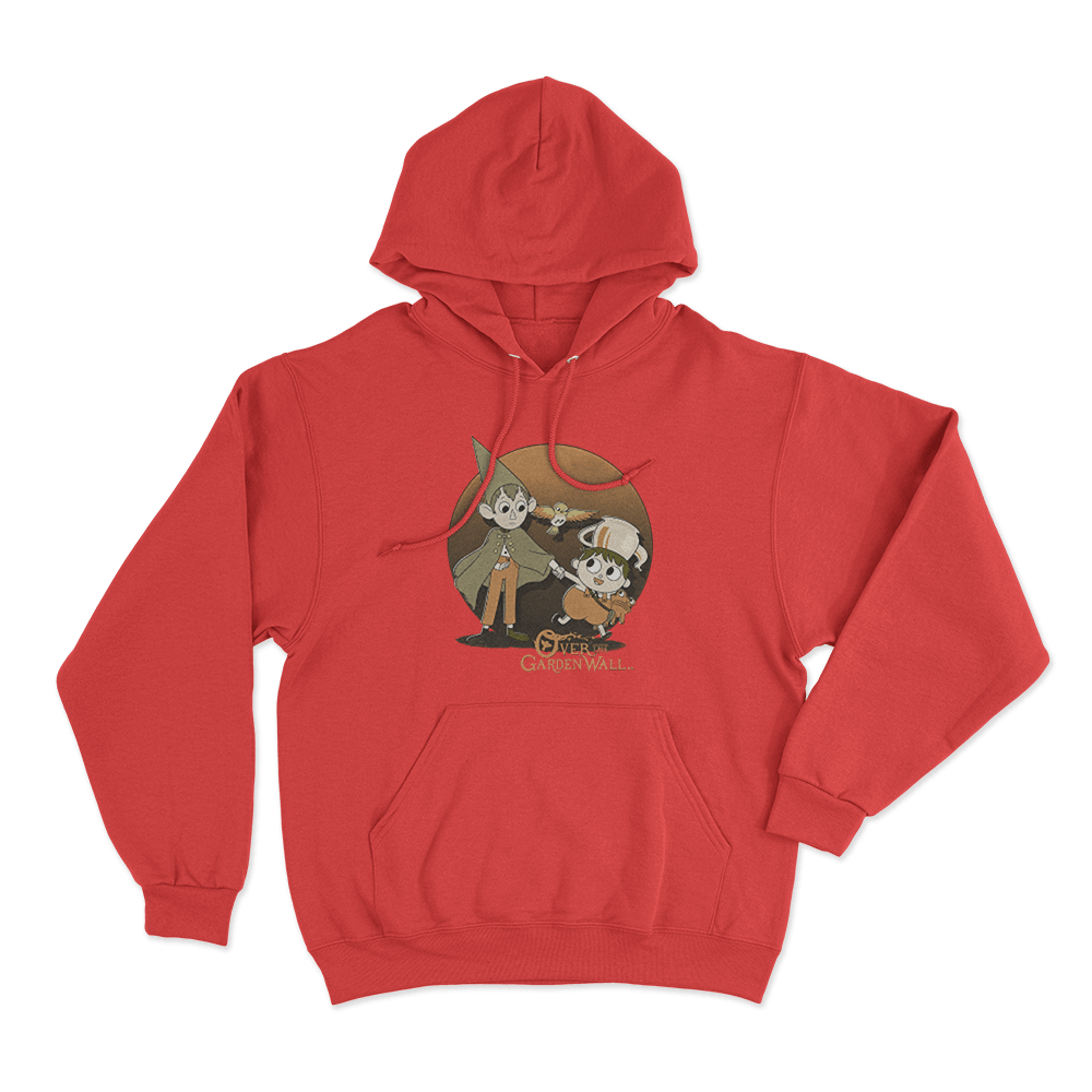 Over The Garden Wall Wirt And Greg Unisex Hoodie Red Over The Garden Wall Wirt And Greg Unisex Hoodie Red
