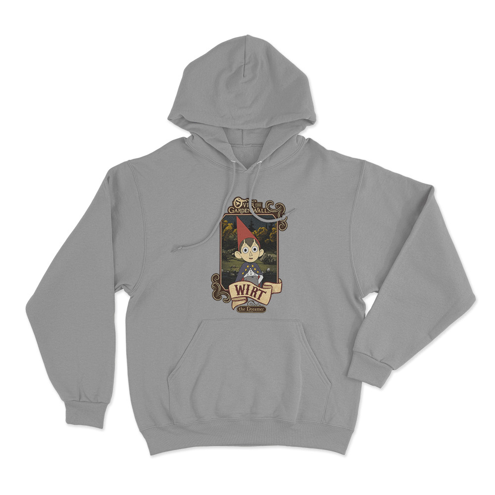 Over The Garden Wall Wirt Poster Unisex Hoodie Grey Over The Garden Wall Wirt Poster Unisex Hoodie Grey