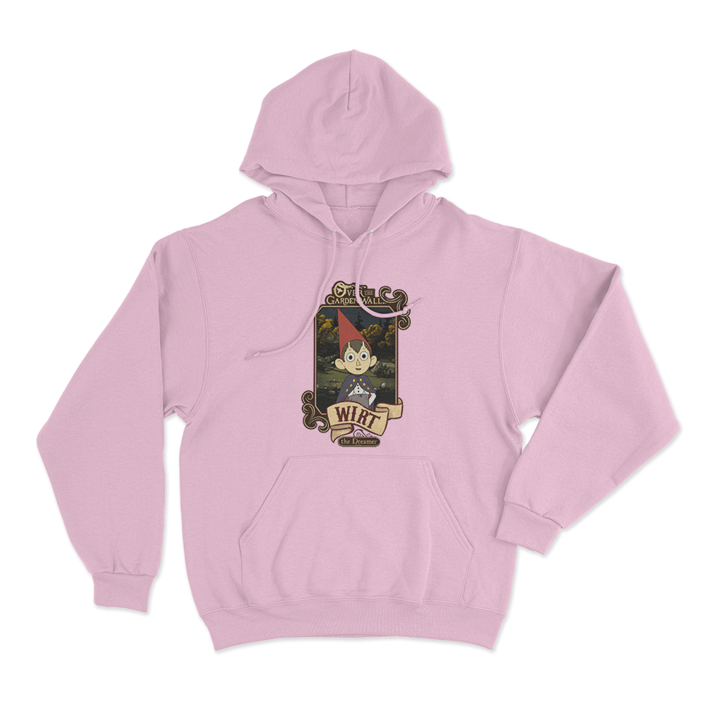 Over The Garden Wall Wirt Poster Unisex Hoodie Pink Over The Garden Wall Wirt Poster Unisex Hoodie Pink