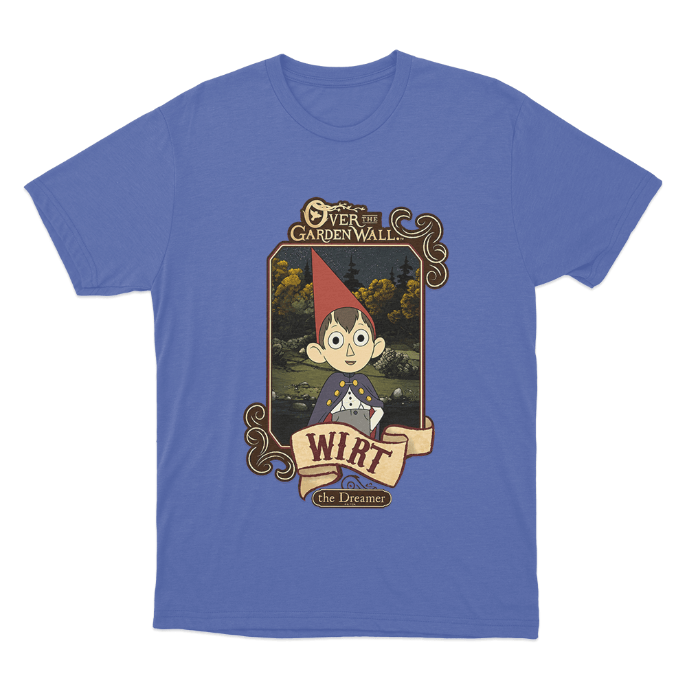 Over The Garden Wall Wirt Poster Unisex T Shirt Blue Over The Garden Wall Wirt Poster Unisex T Shirt Blue