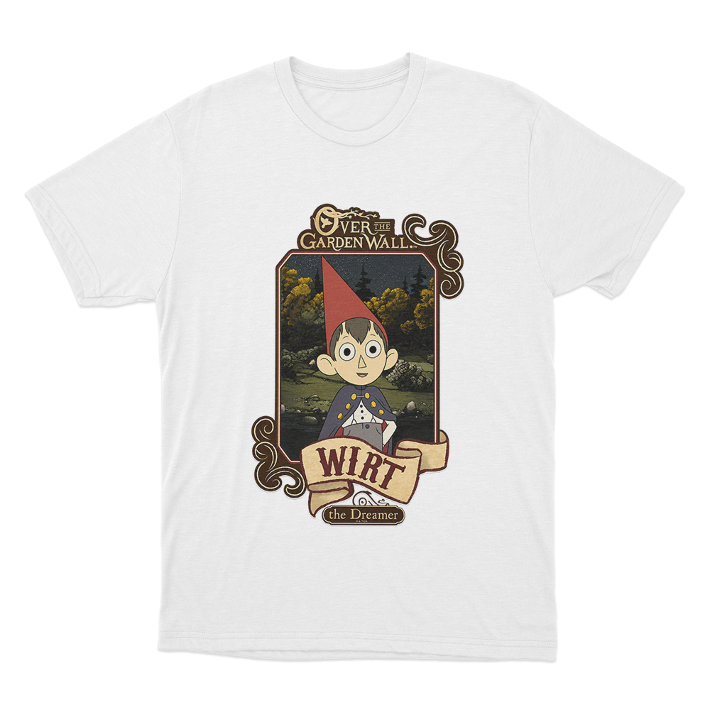 Over The Garden Wall Wirt Poster Unisex T Shirt White Over The Garden Wall Wirt Poster Unisex T Shirt White