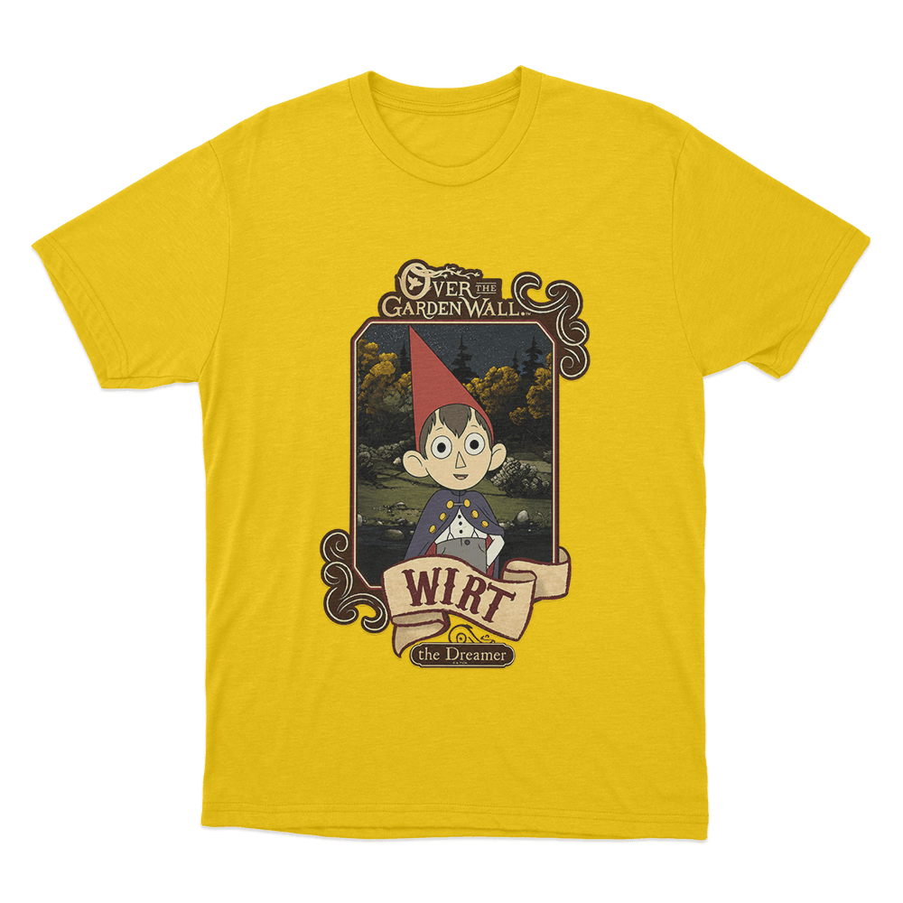 Over The Garden Wall Wirt Poster Unisex T Shirt Yellow Over The Garden Wall Wirt Poster Unisex T Shirt Yellow